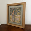 Pretty French Antique Framed Art Print at Golden Rule Gallery in Excelsior, MN