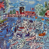 Dufy Vintage Print | Cowes Regatta | French Art | British Scene | Nautical Art | Collectible Art | Golden Rule Gallery