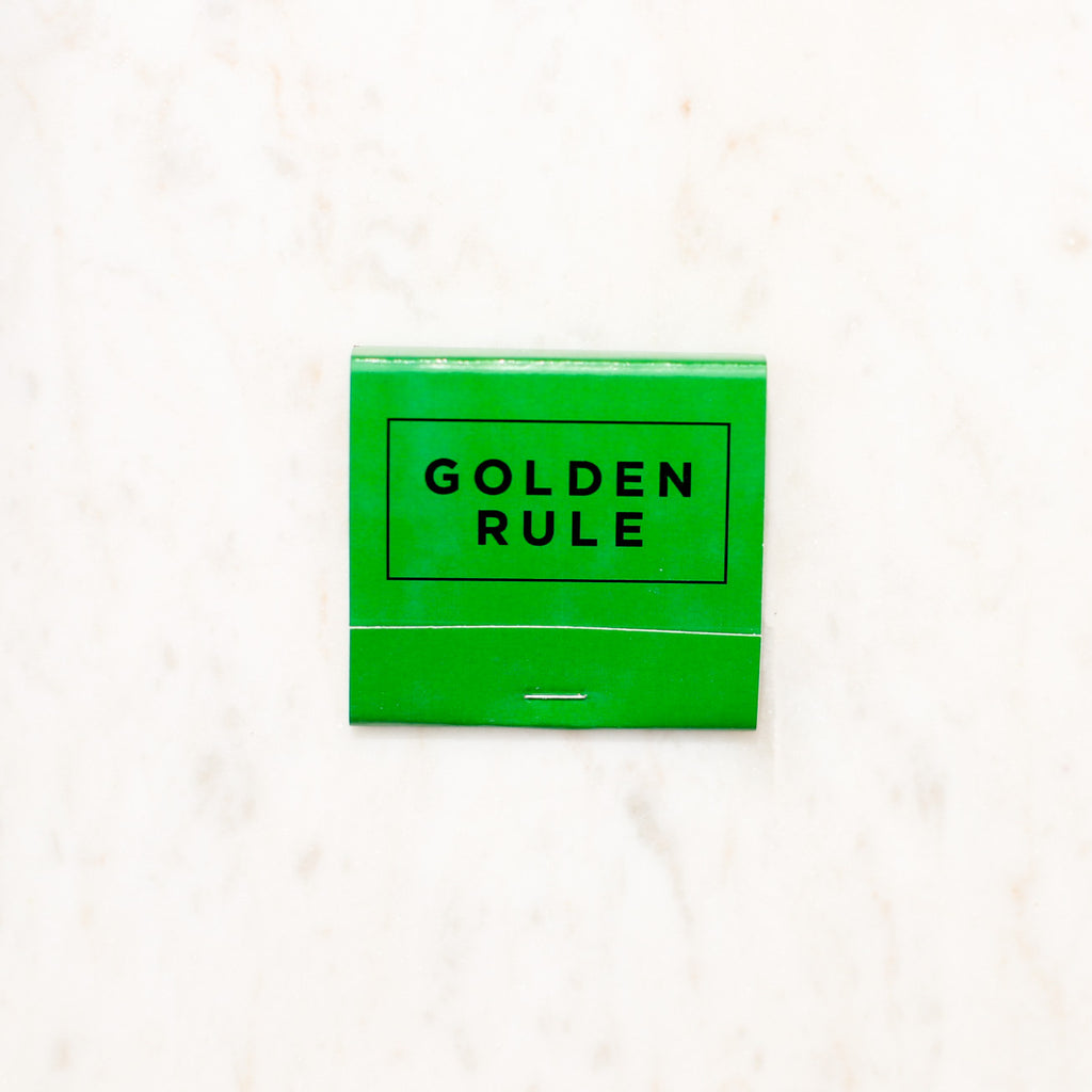 Kelly Green Matchbook by Golden Rule Gallery 