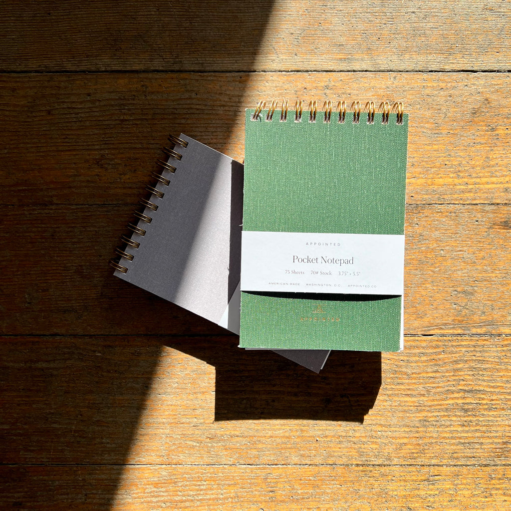 Pocket Notebook by Appointed at Golden Rule Gallery 