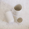 Coffee Cup in White | Archive Studio | Clean Aesthetic | Textured Cups | Golden Rule Gallery | Excelsior, MN