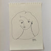Original Single Line Portrait | Continuous Single Line Drawing | Protextor Parrish | Golden Rule Gallery | Excelsior, MN