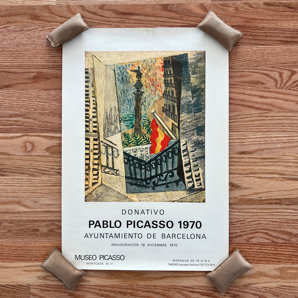 Vintage 70s Picasso Exhibition Poster