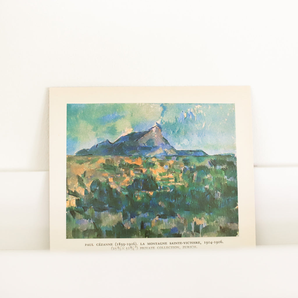 La Montagne Sainte-Victoire | Vintage Cézanne Landscape | Golden Rule Gallery