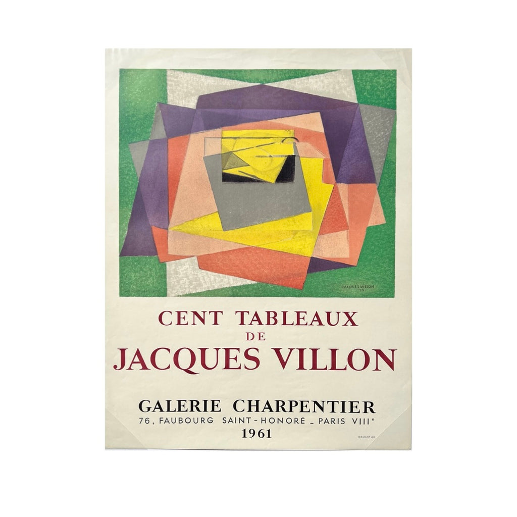 Jacques Villon 60s Cent Tableaux Art Poster | Golden Rule Gallery ...