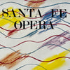 Vintage 80s Santa Fe Opera Colorful Exhibition Poster at Golden Rule Gallery