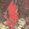 Rare Vintage 60s Van Gogh Red Gladioli and Other Flowers in a Vase Art Print at Golden Rule Gallery in Excelsior, MN