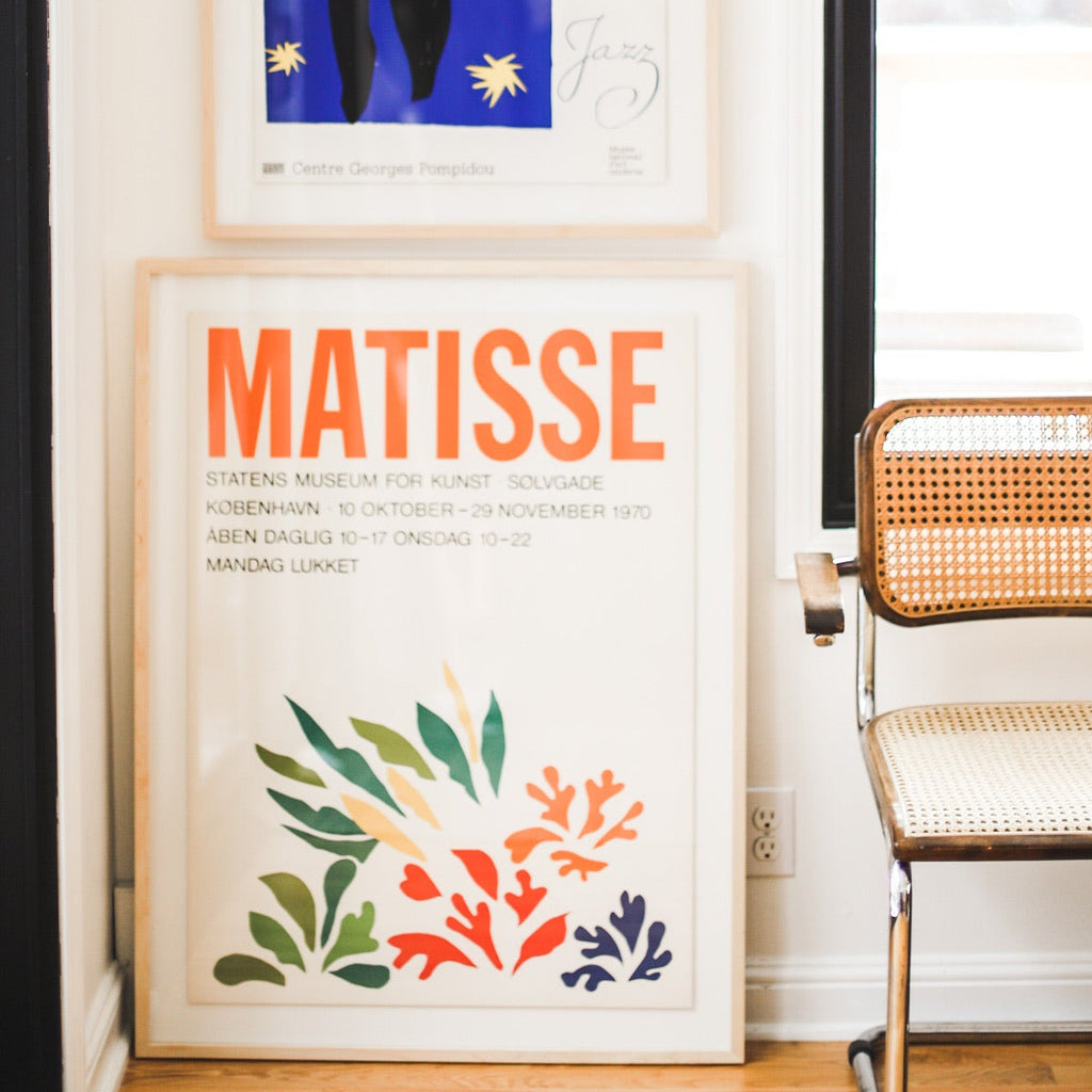 Matisse Vintage 1978 MOMA Art Exhibition Poster | Vintage 70s Matisse Exhibition Poster | Golden Rule Gallery | Art Collectibles | Excelsior, MN