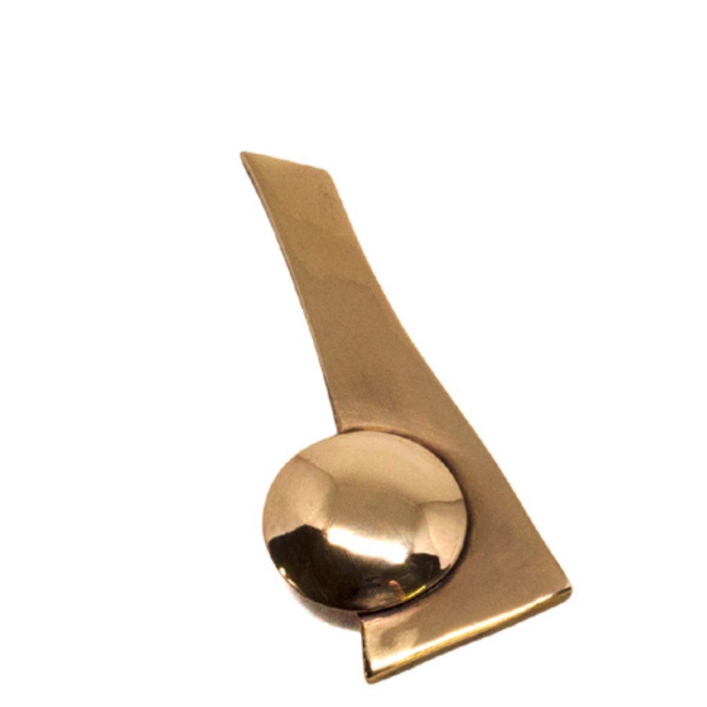 Neal Oakley Pin in Bronze | Bronze Geometric Pin | Accessories | Neal | MN Artists | Golden Rule Gallery | Excelsior, MN