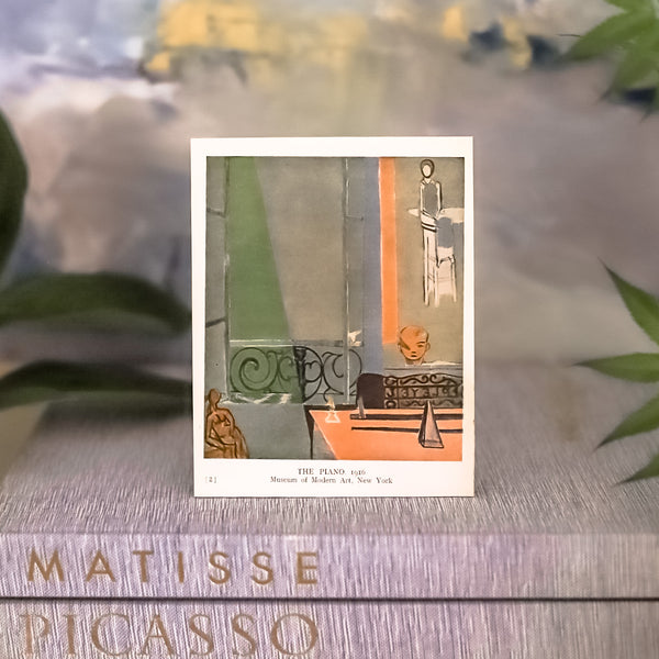 Vintage Mini Matisse Print | The Piano | Abstract Art | Golden Rule Gallery | Minneapolis