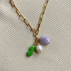 Vintage Bead Drop Paper Clip Chain Necklace | Protextor Parrish Jewelry | Golden Rule Gallery | Excelsior, MN