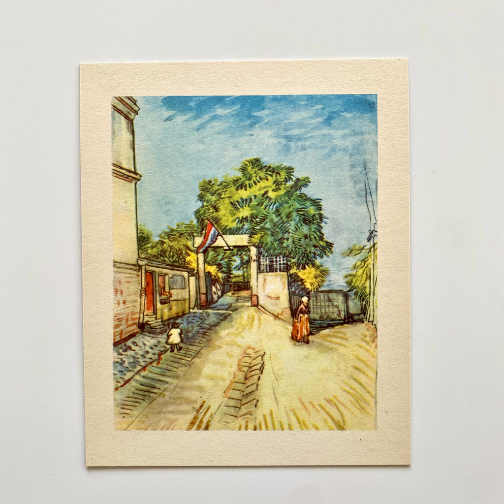 Vintage Van Gogh Landscape Mini Art Plate