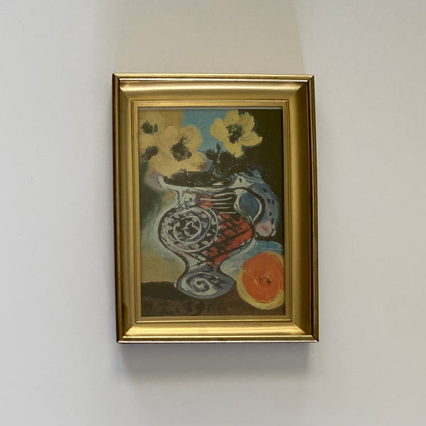 Vintage Picasso Floral Print