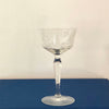 Vintage Etched Cordial Glassware | Vintage Cordial Glasses | Assorted Vintage Glassware | Petite Bar Cordial Glass | Golden Rule Gallery | Excelsior, MN