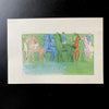 Vintage 1956 Dufy Horses Art Plate | Vintage Mini Dufy Art Plates | 50s Small Dufy Art Plate Prints | Golden Rule Gallery | Vintage Art Prints | 1957 Dufy Art Prints | Excelsior, MN | Petite French Book Plates 