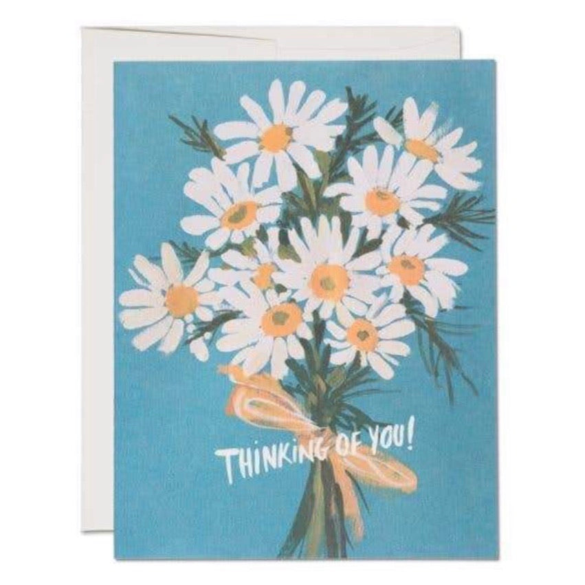 Vintage Daisy Greeting Card | Golden Rule Gallery | Red Cap Cards | Bouquet of Flowers Card | Daisy Greeting Card | Golden Rule Gallery | Excelsior, MN