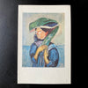 Woman in Hat Portrait Vintage 50s Matisse Mini Art Plates Prints at Golden Rule Gallery in Excelsior, MN
