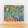 Unframed Vintage 80s Van Gogh Irises MET Museum Art Exhibition Poster at Golden Rule Gallery 