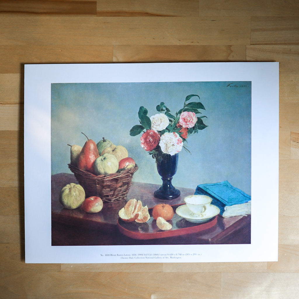 Vintage Henri Fantin-Latour Still Life | Vintage Floral Art Print | Golden Rule Gallery | Excelsior, MN | Vintage Fantin-Latour Art Prints | Vintage Art Collectibles