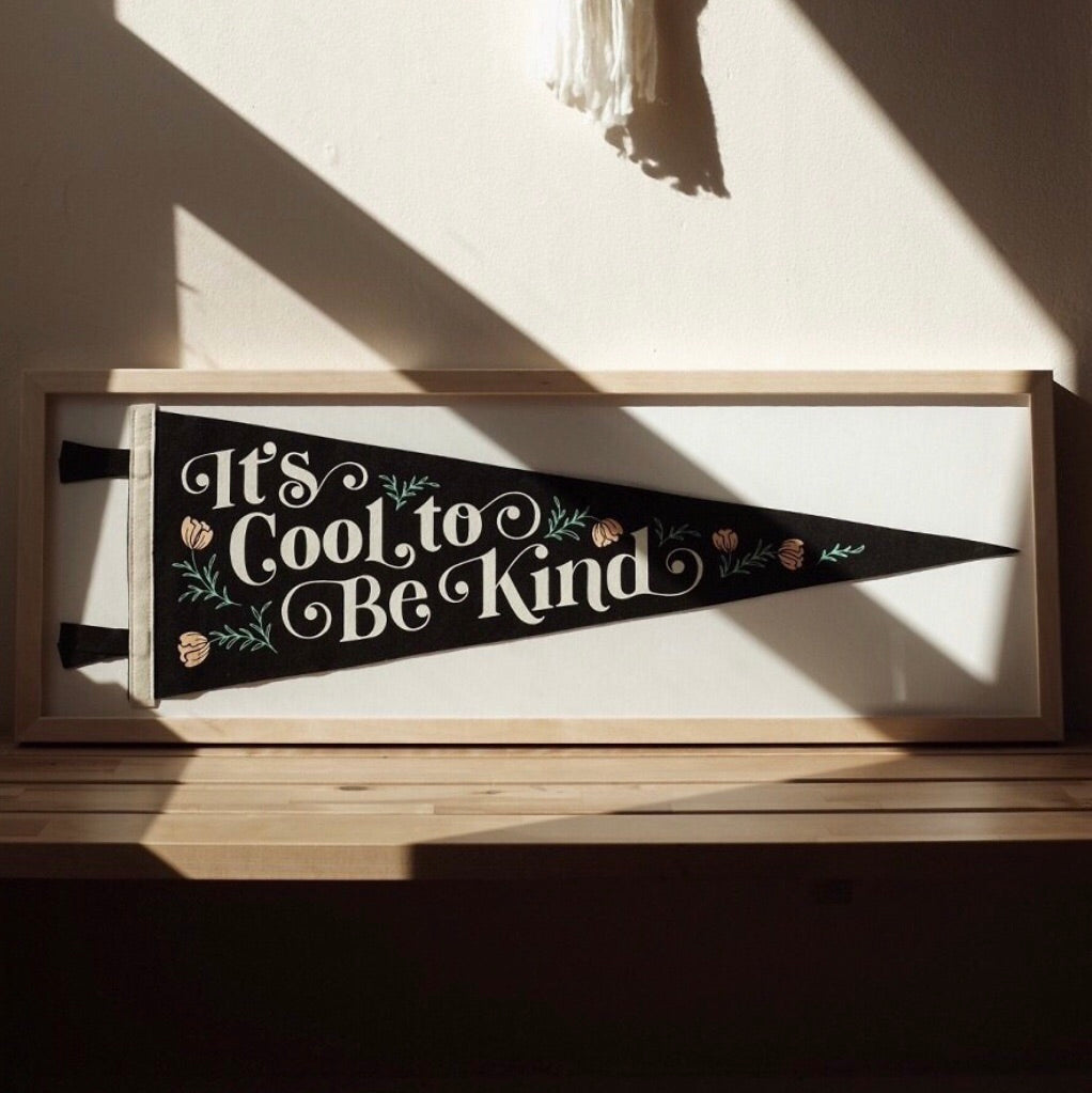 It's Cool To Be Kind Pennant