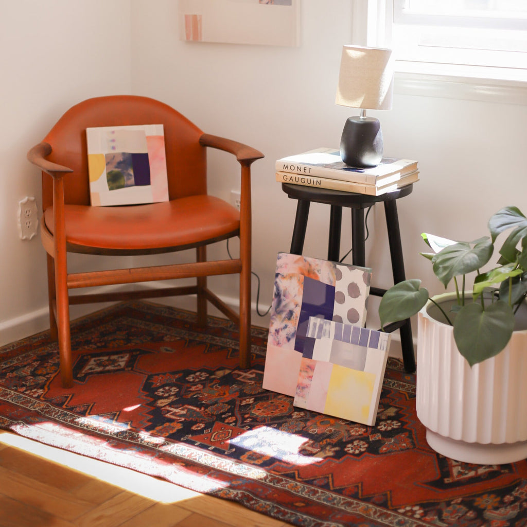 Original Painted Patchwork Art | Ready to Hang | Hayley Kolar Art | Golden Rule Gallery | Excelsior, MN | Minnesota Artists | MPLS Based Art