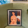 1950s Seated Nude Framed Print by Modigliani at Golden Rule Gallery