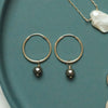 Gold Fill Endless Hoops | Pyrite Hoop Earrings | Protextor Parrish | Hand Made Earrings | MN Artists | Golden Rule Gallery | Excelsior, MN