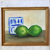 Missy Monson Art | Still Life | Excelsior Painter | Local Artist | Golden Rule Gallery | Limes with Glass Still Life | Missy Monson Prints