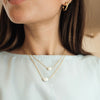 Pearl Solitaire and Gold Necklace | Gold Pearl Necklace | Protextor Parrish | Golden Rule Gallery | MN Made Jewelry | Excelsior, MN