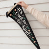 Fun Black College Style Pennant