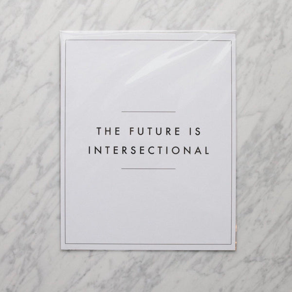 The Future is Intersectional Art Print | Rachel Bartz Designed Art | Intersectional Feminism | Golden Rule Gallery | Excelsior, MN | MPLS Artists