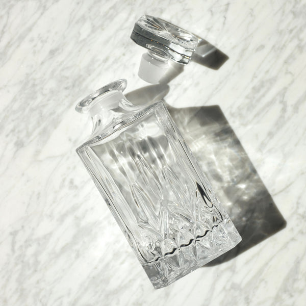 Admiral Cut Glass Crystal Liquor Decanter by Viski