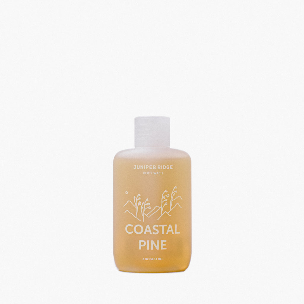 Coastal Pine Body Wash | Mini Body Wash | Pine Forest Scented Body Wash | Bath | Golden Rule Gallery | Excelsior, MN | Juniper Ridge