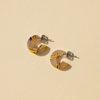 Mali Hoops in Sun | NAT + NOOR | Earrings | Golden Rule Gallery | Small Hoop Earrings | Excelsior, MN