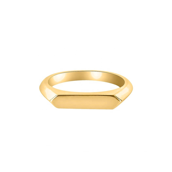 Michelle Slim Signet Ring by Mod + Jo