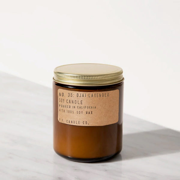 Ojai Lavender Scented Soy Candle by P.F. Candle Co at Golden Rule Gallery in Excelsior, MN