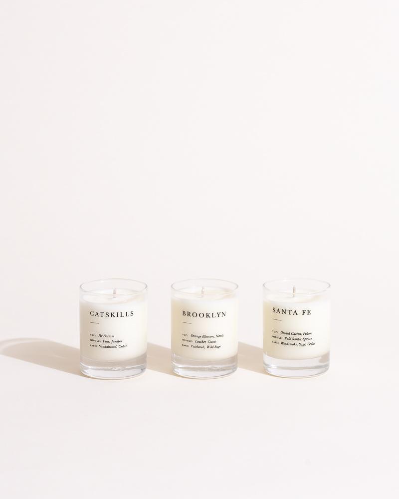 Escapist Votive Set: Smoke + Woods by Brooklyn Candle Co