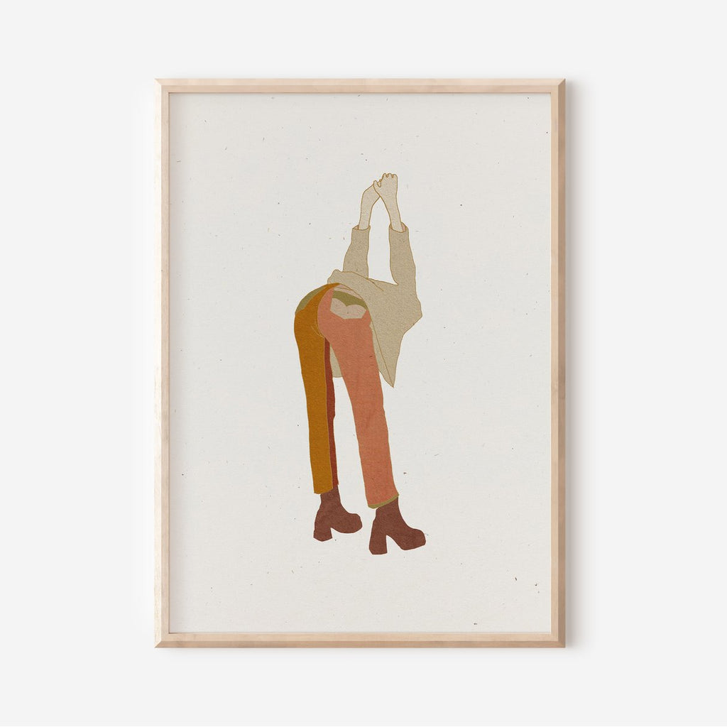 Quick Stretch Art Print by Coco Shalom at Golden Rule Gallery in Excelsior, MN