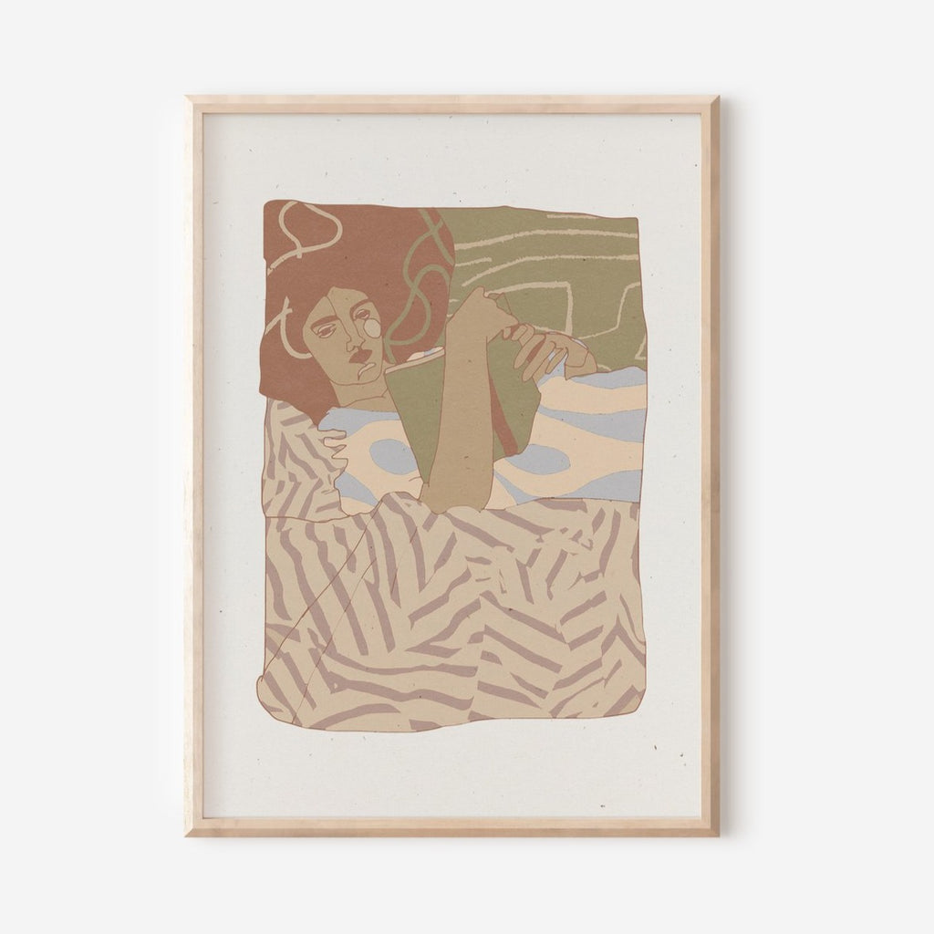 Romanticized Lethargy Art Print by Coco Shalom at Golden Rule Gallery in Excelsior, MN
