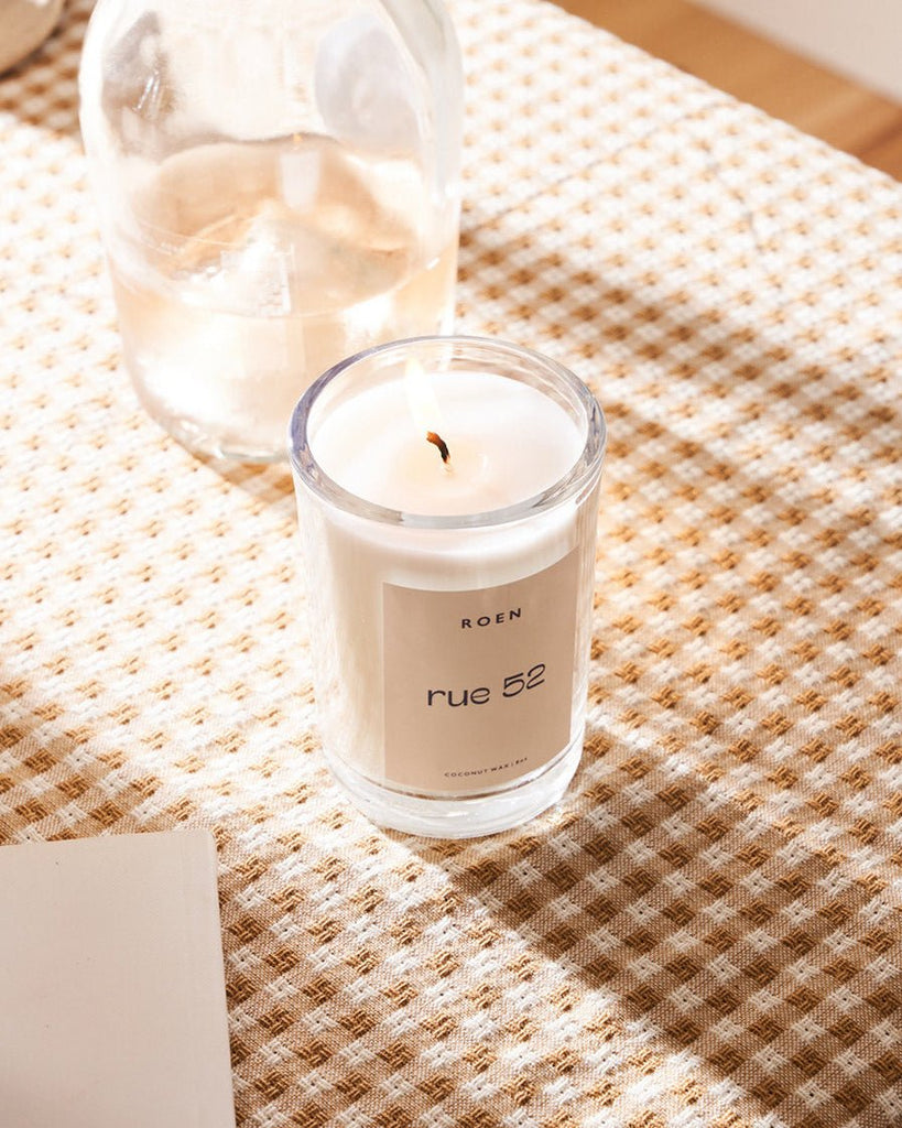 Musk and Amber Scented Candle in Rue 52
