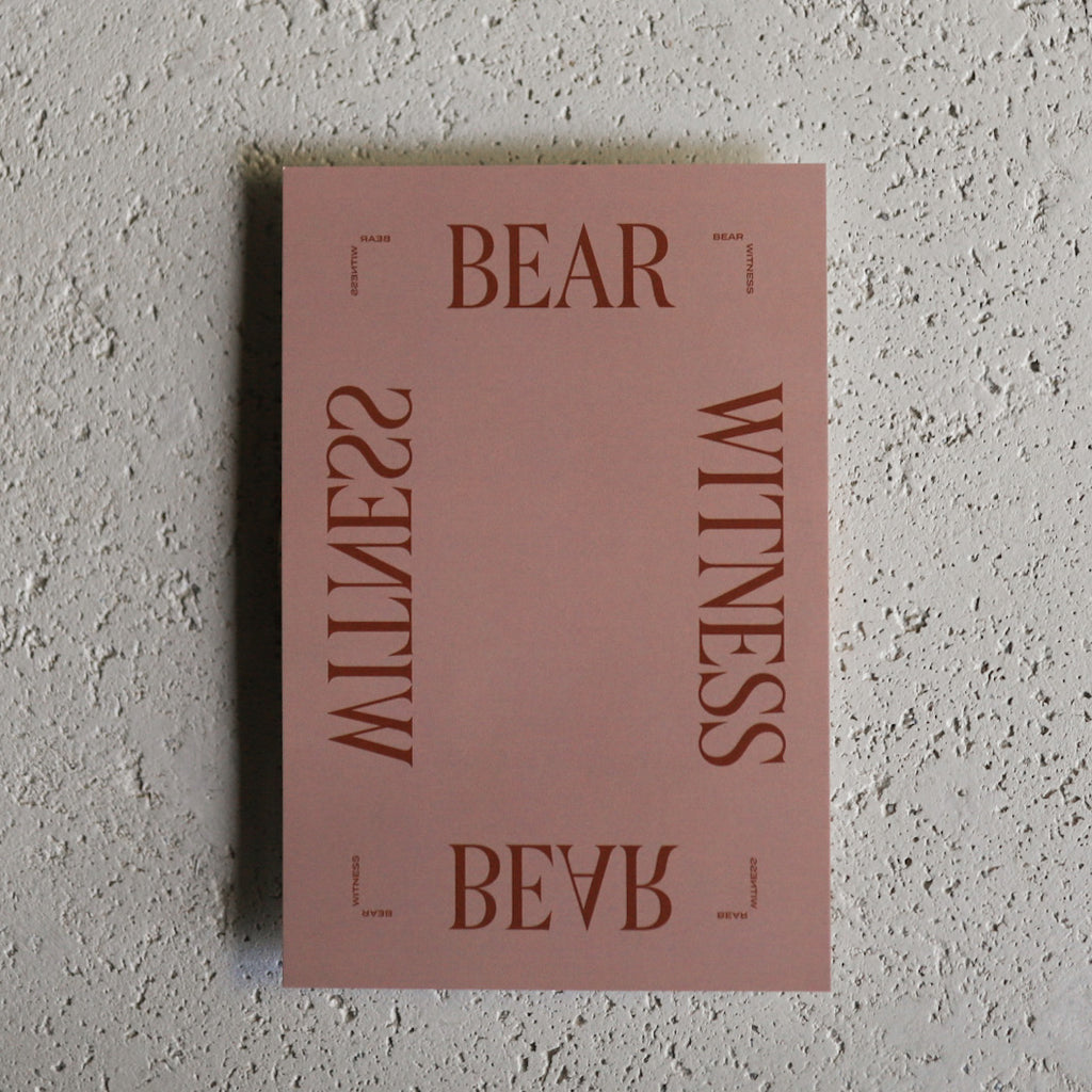 Pink Bear Witness Art Print at Golden Rule Gallery