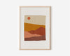 Suede Mountains Art Print Coco Shalom at Golden Rule Gallery in Excelsior, MN