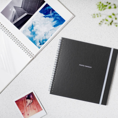 Photo Album Notebook | Gray Photo Croquis | Golden Rule Gallery | Excelsior, MN | NAKABAYASHI Stationery | Simple Gray Photo Album Notebook 